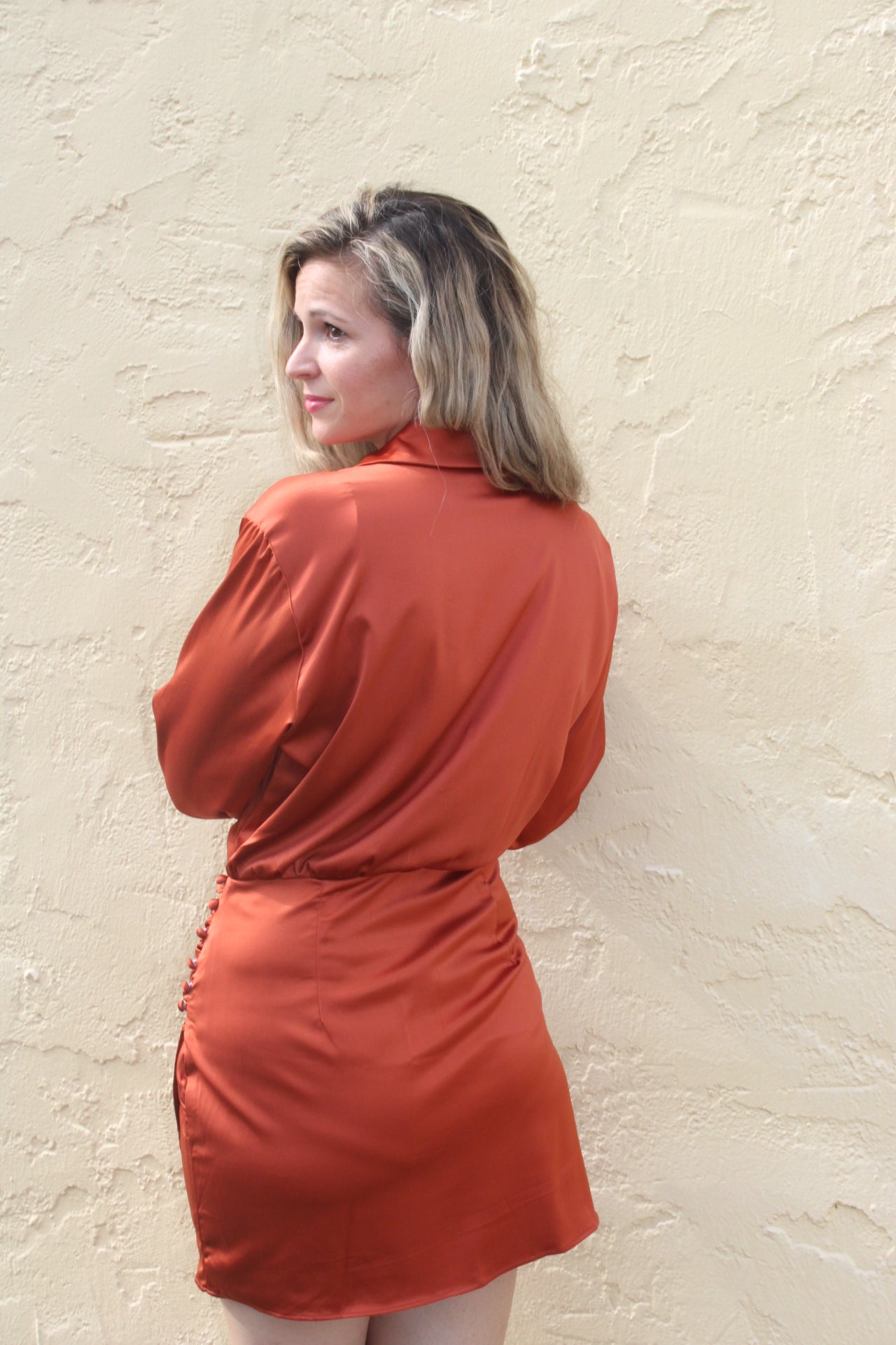 Boss Babe Dress Burnt Orange